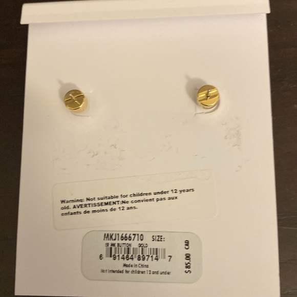 Authentic Michael Kors Gold Signature MK Brand New - Picture 2 of 3